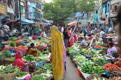 Vegetable market, Udaipur